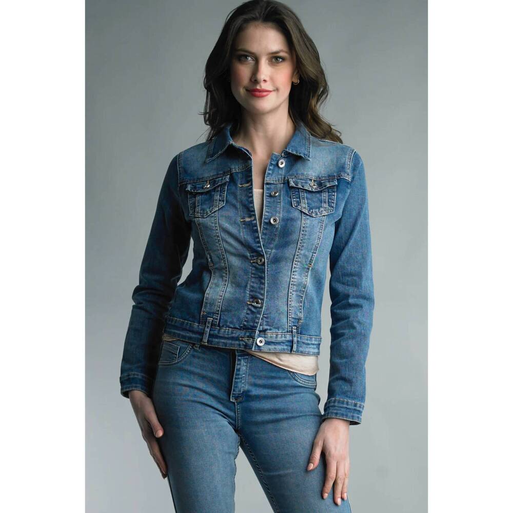 NEW TEMPO PARIS days ahead denim jacket in blue